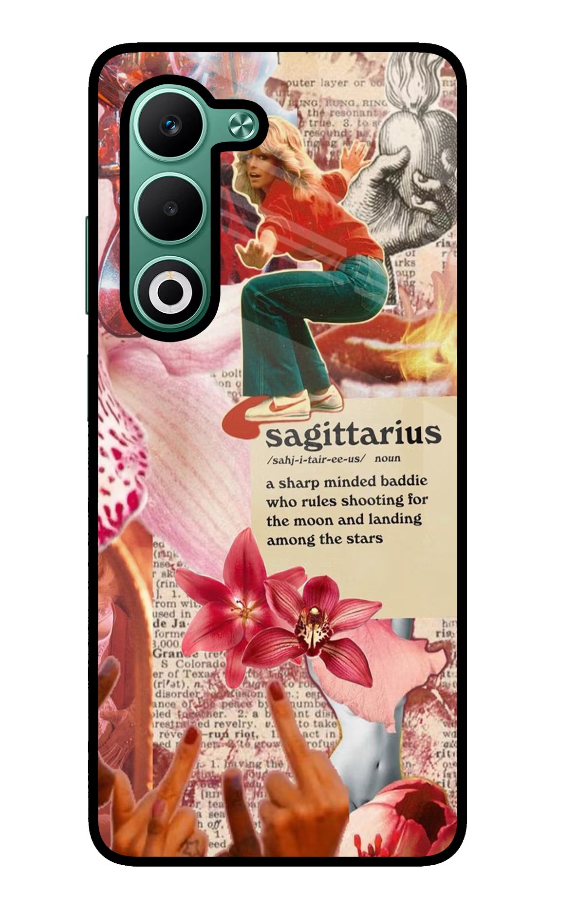 Sagittarius Zodiac Oppo A5 5G Glass Case Back Cover by Casekaro