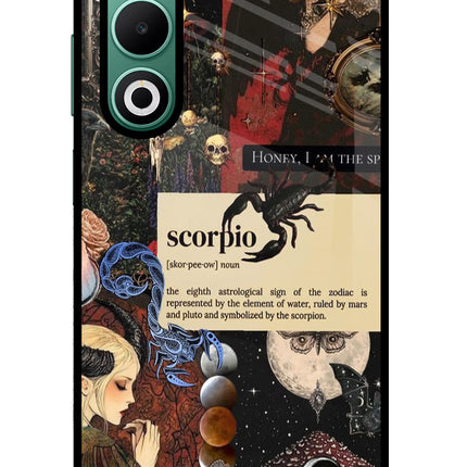 Scorpio Zodiac Oppo A5 5G Glass Case Back Cover by Casekaro
