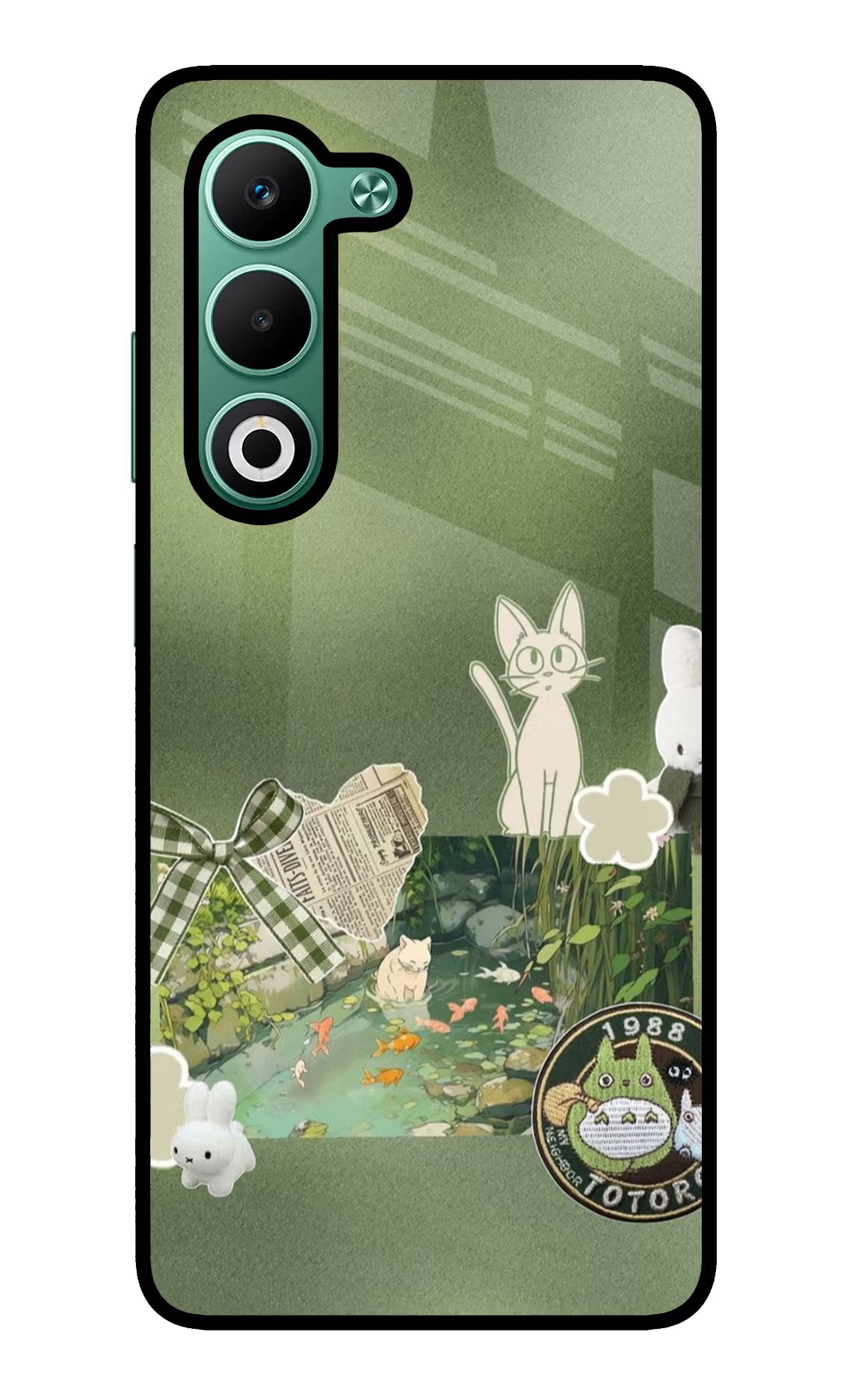 Aesthetic anime Oppo A5 5G Glass Case