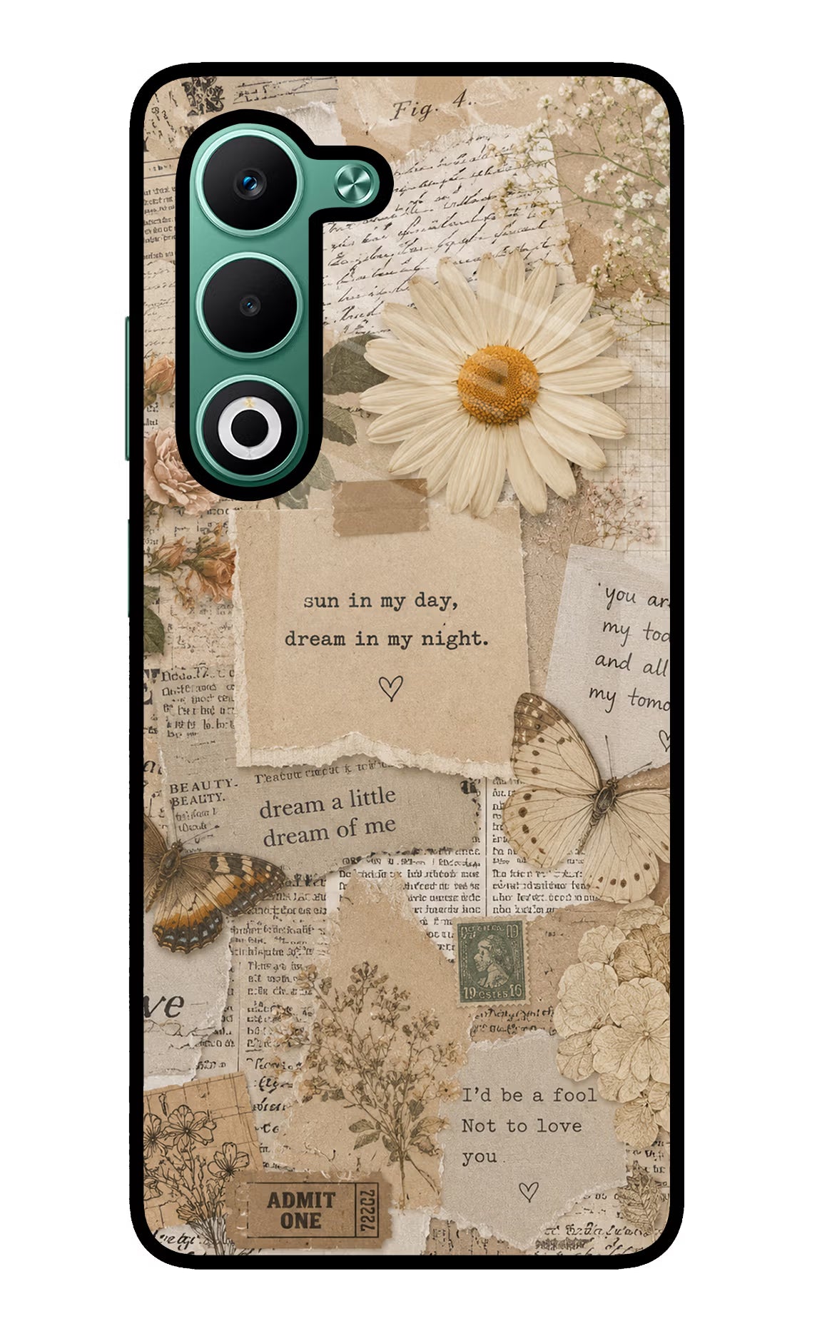 Vintage case Oppo A5 5G Glass Case