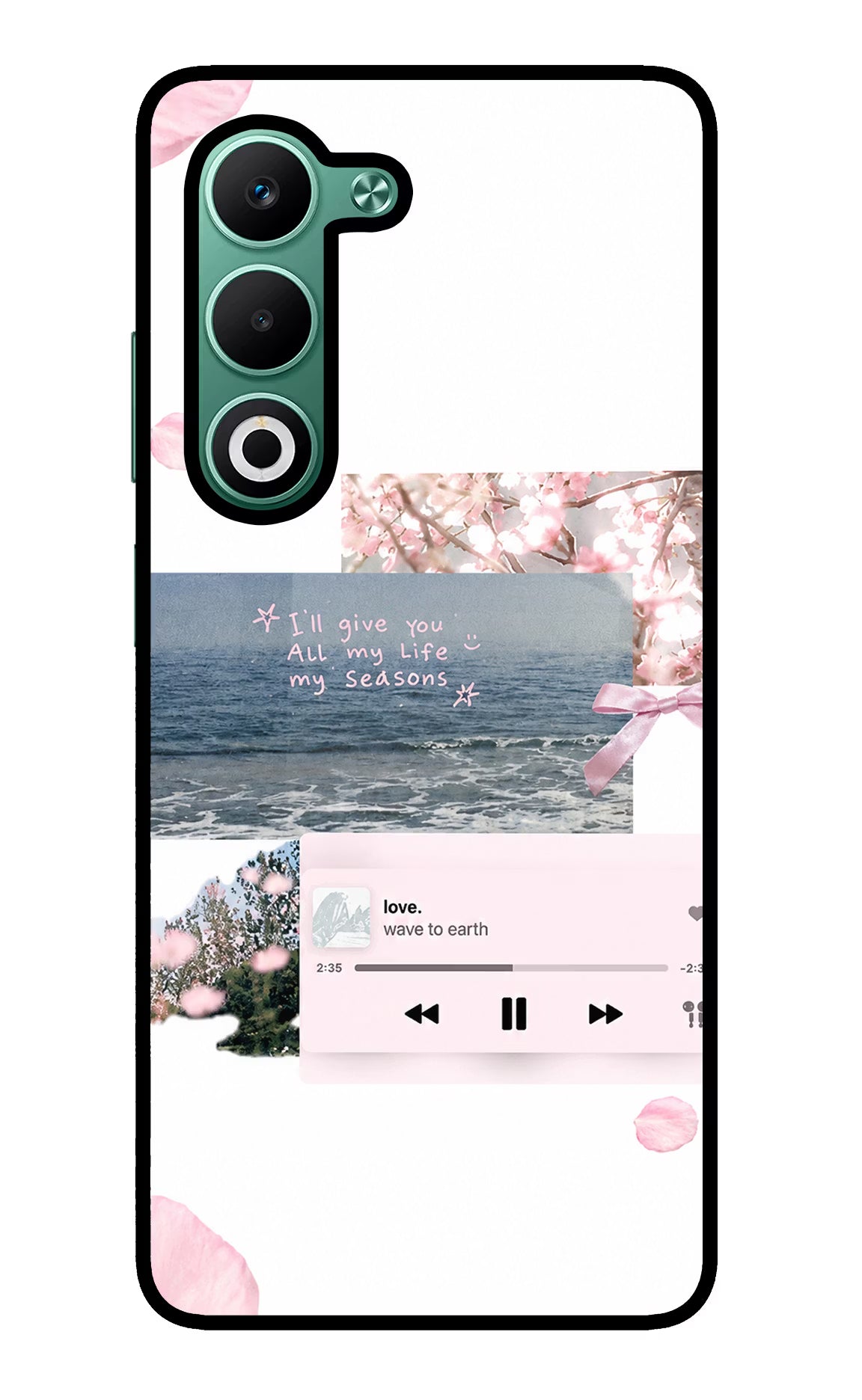 Wave to earth Oppo A5 5G Glass Case