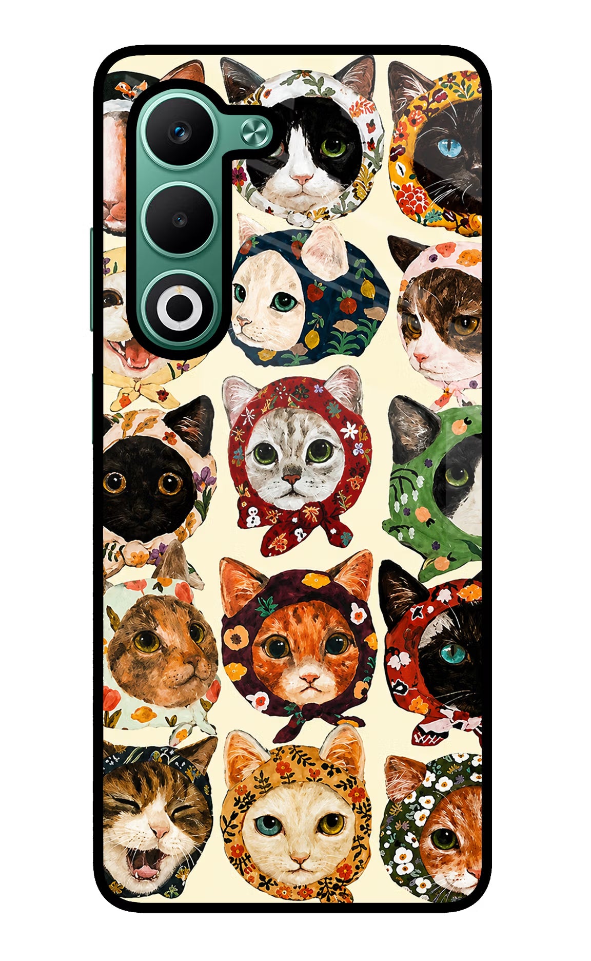 Cool Cat Oppo A5 5G Glass Case