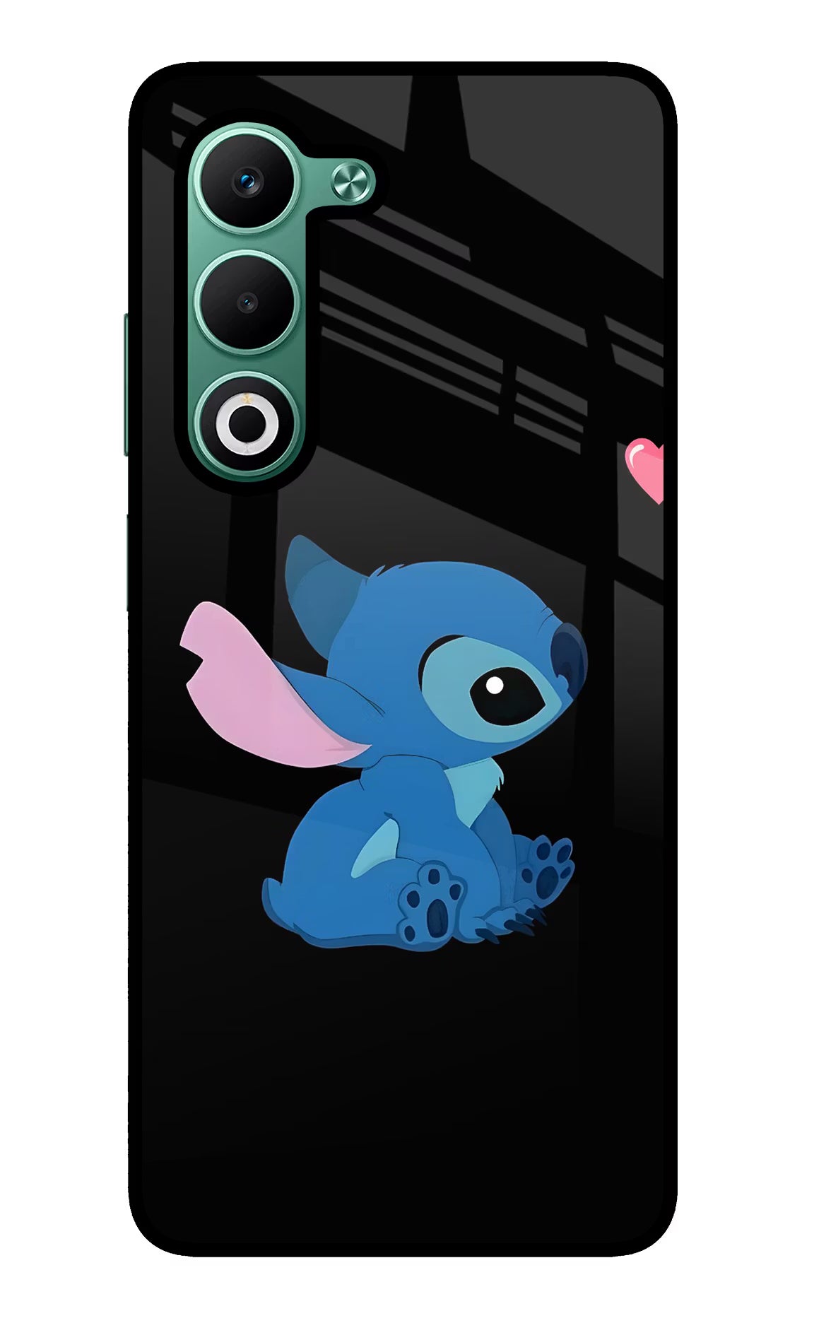 Stitch Crush Oppo A5 5G Glass Case