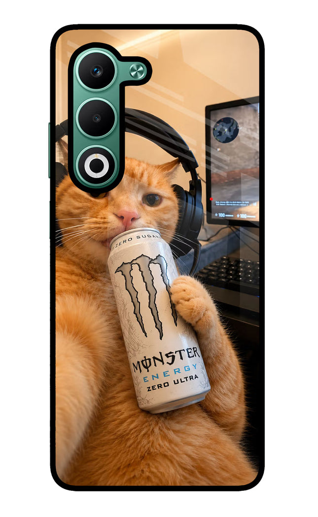 Gamer Cat Energy Oppo A5 5G Glass Case