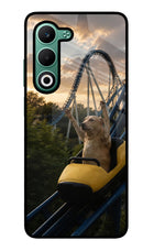 Rollercoaster Dog Oppo A5 5G Glass Case