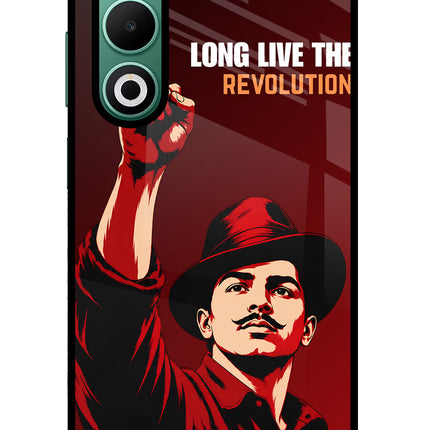 Bhagat Singh Revolution Oppo A5 5G Glass Case