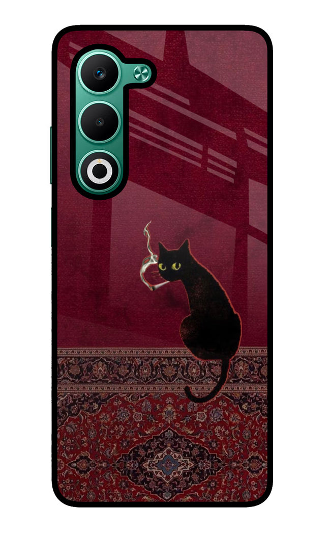 Midnight Cat Oppo A5 5G Glass Case