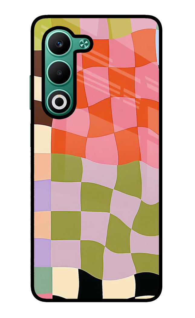 Wavy Grid Oppo A5 5G Glass Case