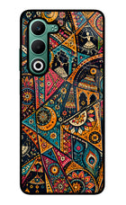 Folk Print Oppo A5 5G Glass Case