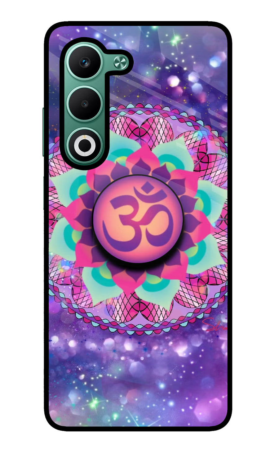 Om Purple Oppo A5 5G Pop Case, Metal case