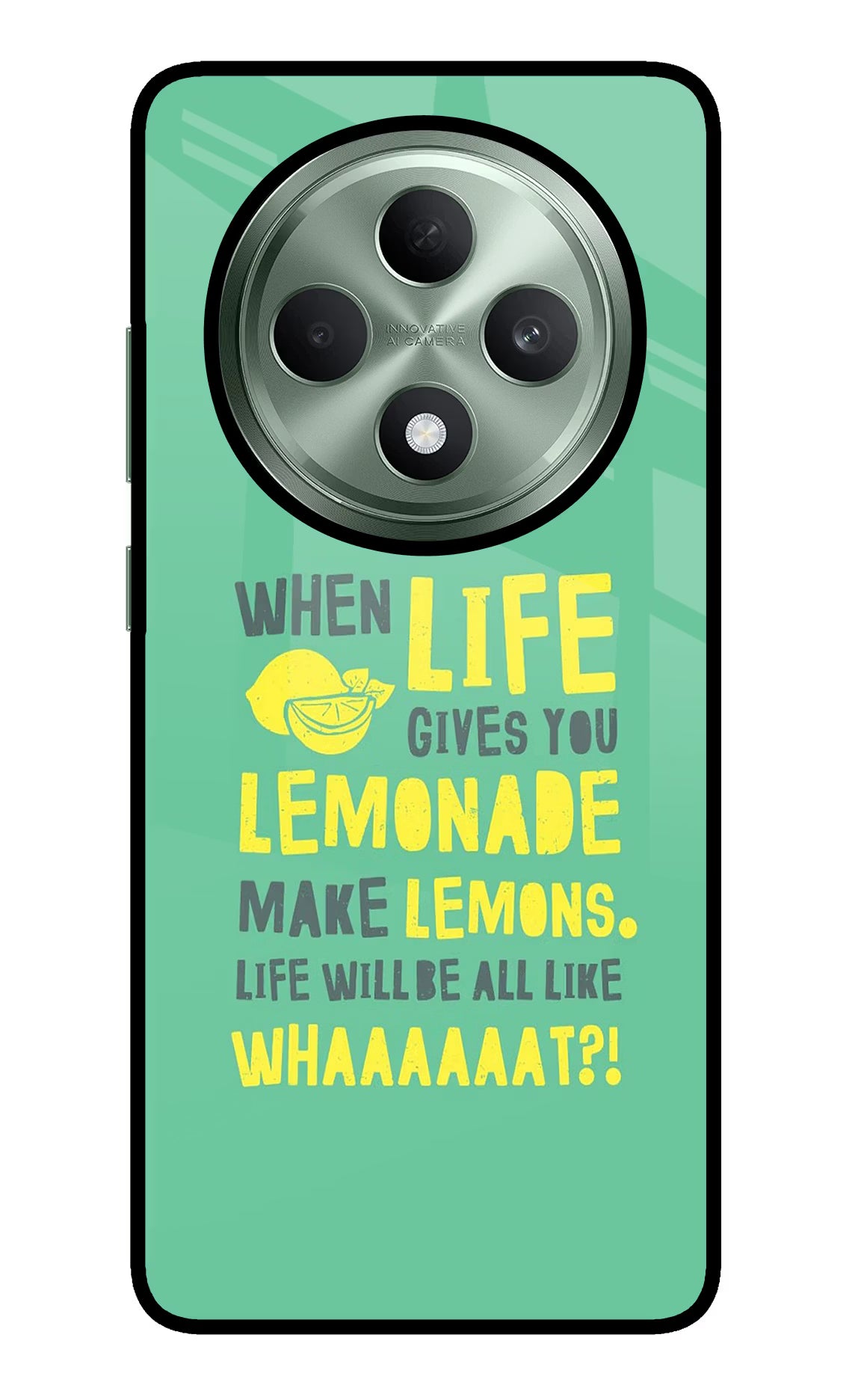 Quote Oppo F27 5G Glass Case Back Cover by Casekaro