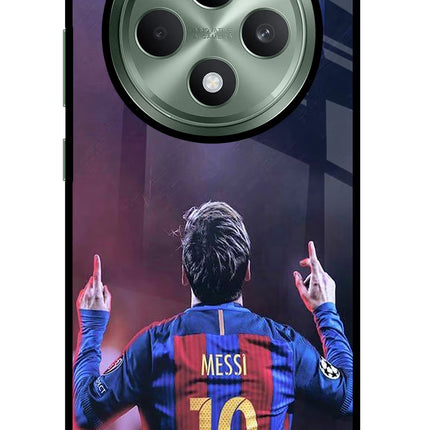 Messi Oppo F27 5G Glass Case Back Cover by Casekaro