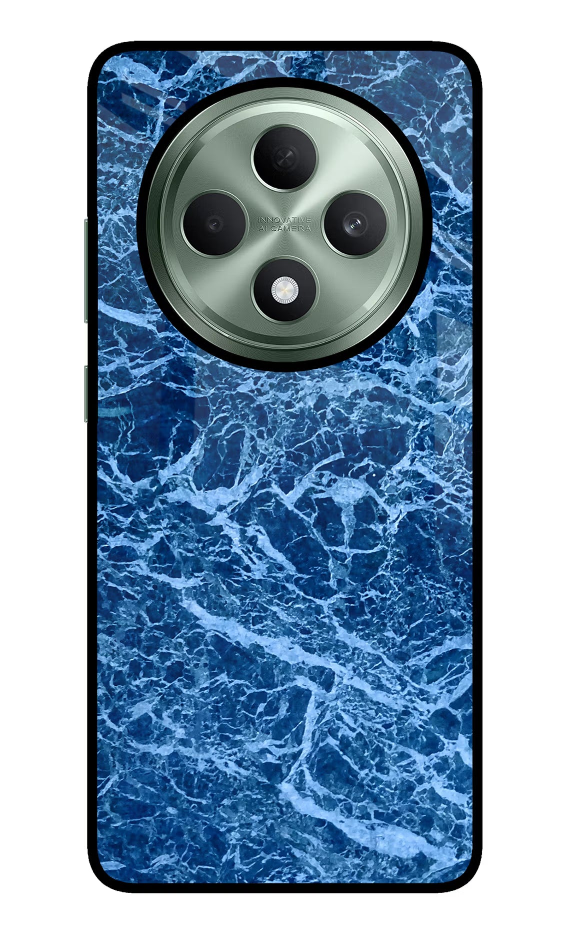 Blue Marble Oppo F27 5G Glass Case Back Cover by Casekaro