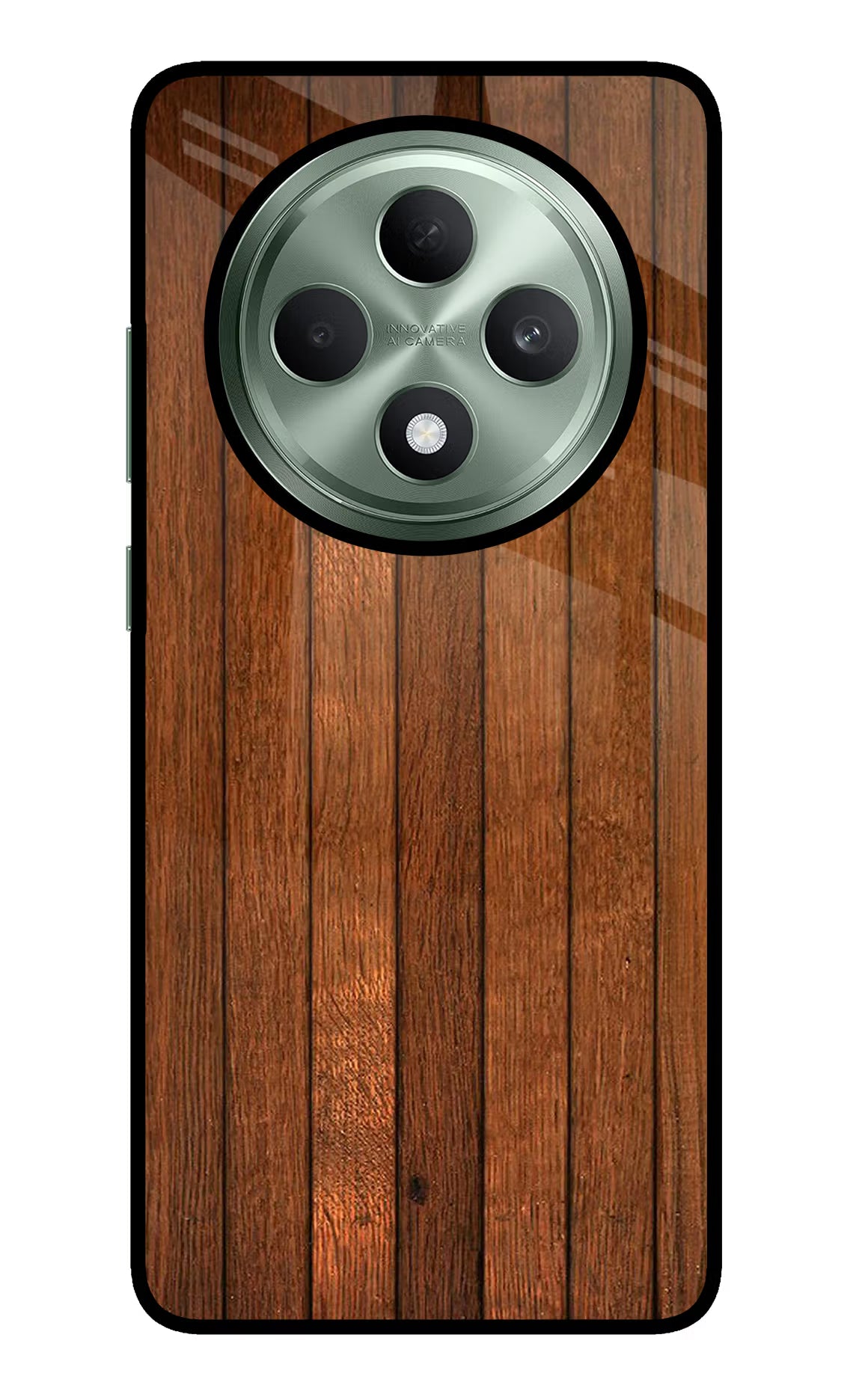 Wooden Artwork Bands Oppo F27 5G Glass Case Back Cover by Casekaro