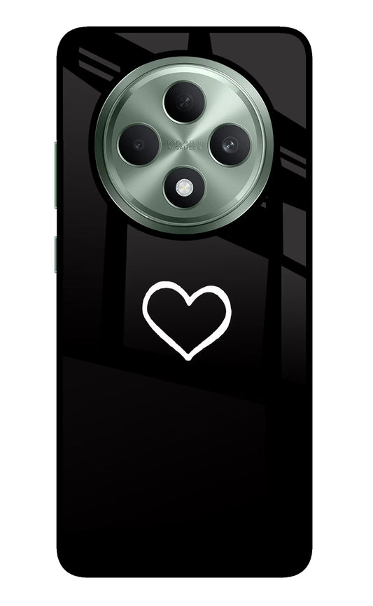 Heart Oppo F27 5G Glass Case