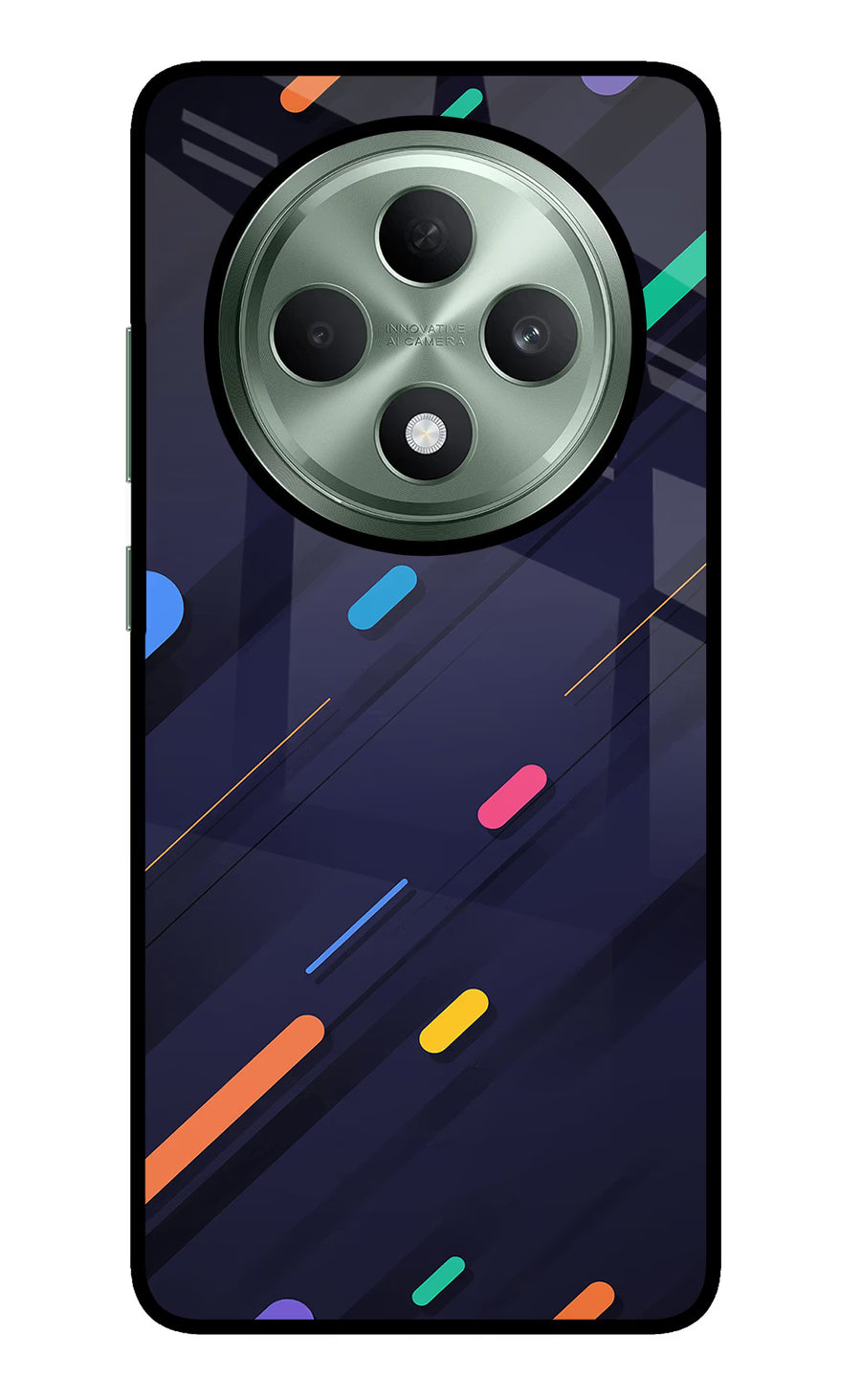 Abstract Design Oppo F27 5G Back Cover, Metal case
