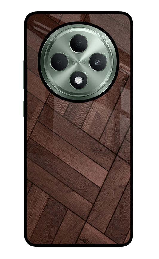 Wooden Texture Design Oppo F27 5G Glass Case