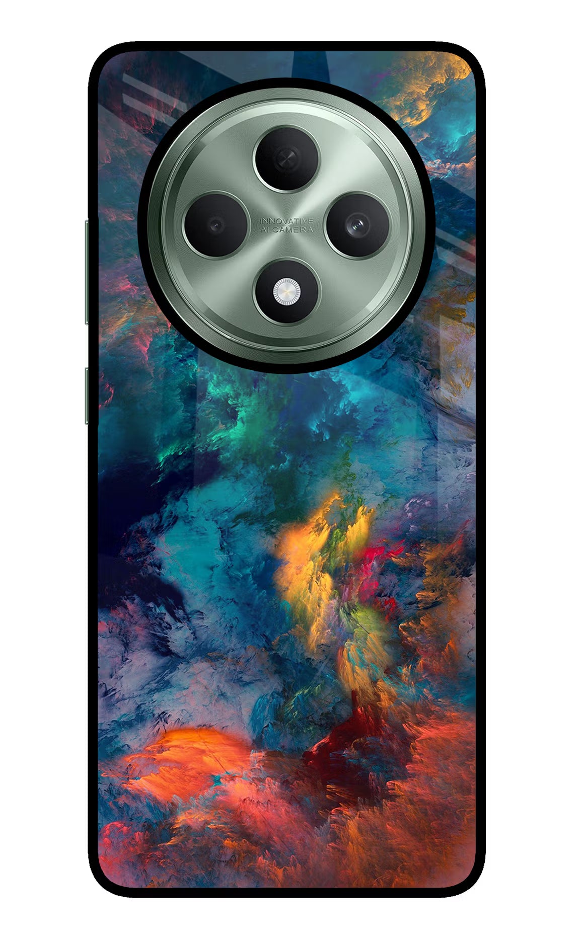Artwork Paint Oppo F27 5G Glass Case Back Cover by Casekaro