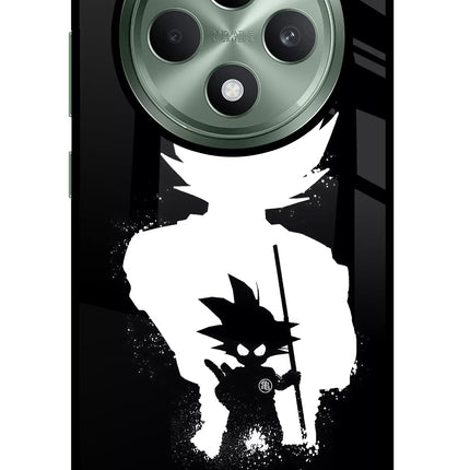 Goku Shadow Oppo F27 5G Glass Case Back Cover by Casekaro