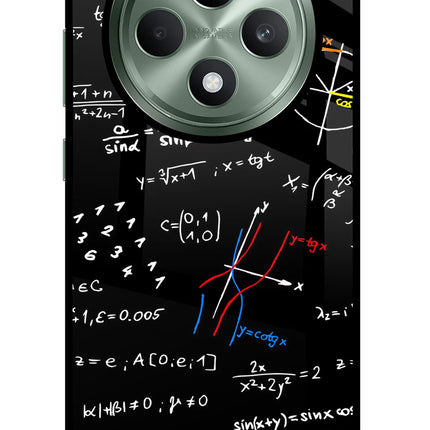 Mathematics Formula Oppo F27 5G Glass Case Back Cover by Casekaro