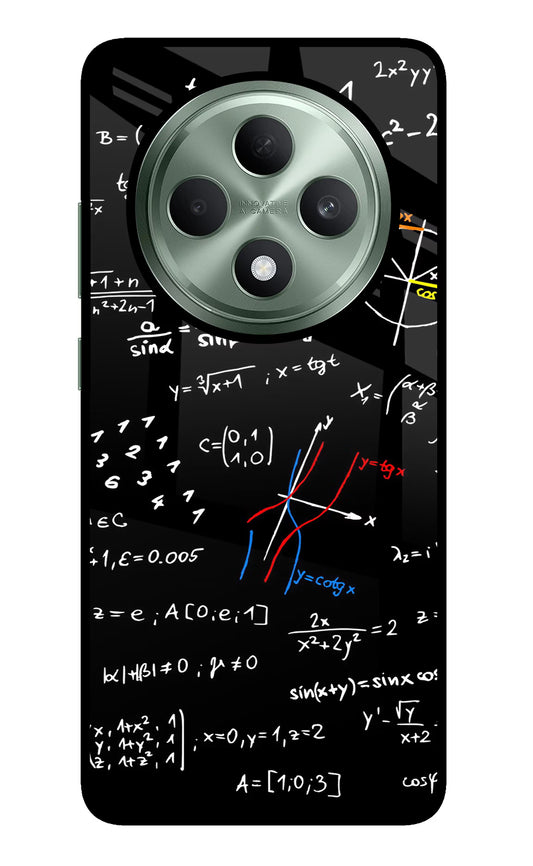 Mathematics Formula Oppo F27 5G Glass Case