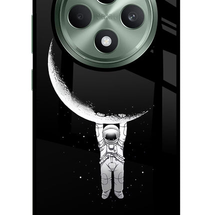 Moon Space Oppo F27 5G Glass Case Back Cover by Casekaro