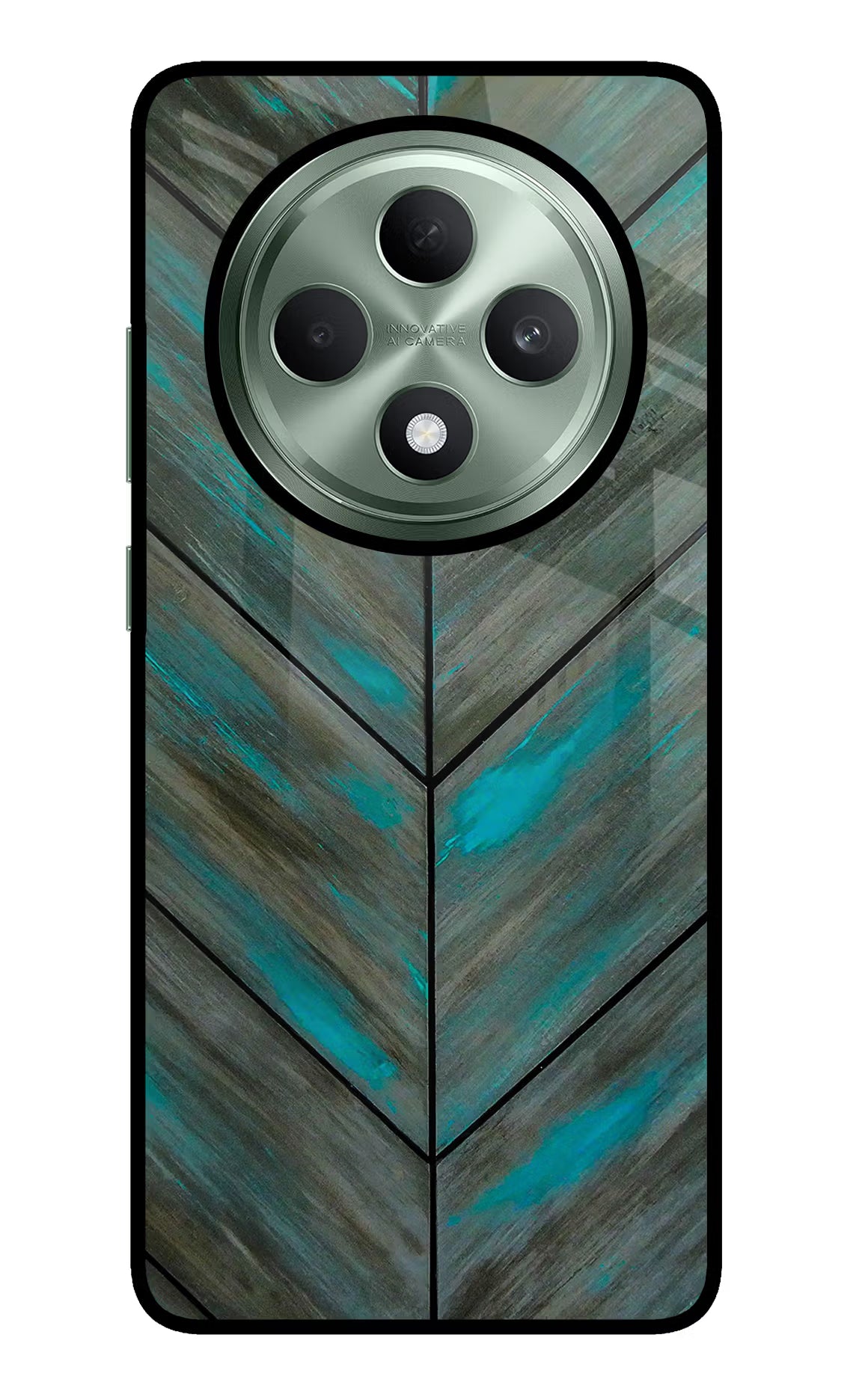 Pattern Oppo F27 5G Glass Case Back Cover by Casekaro