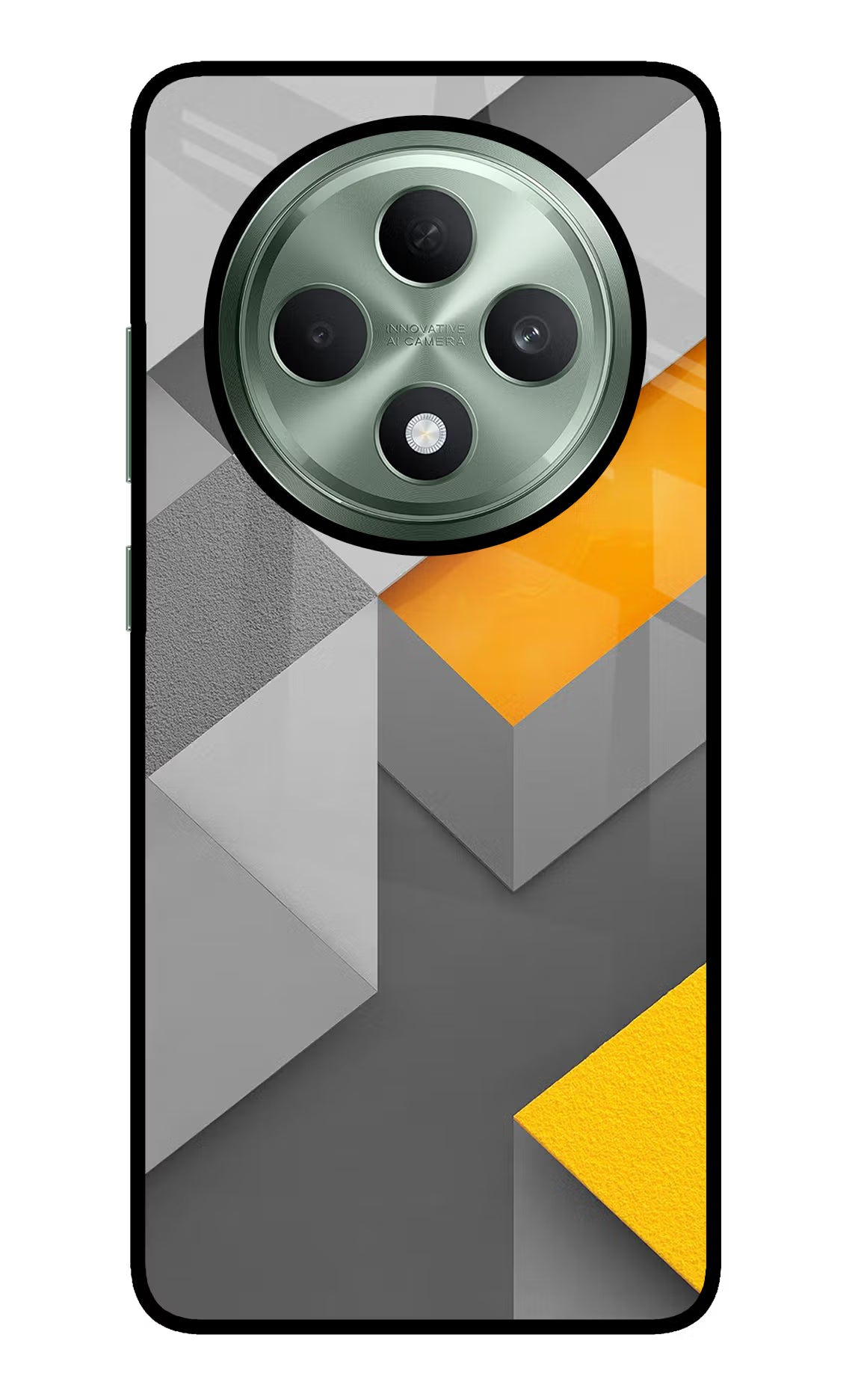 Abstract Oppo F27 5G Glass Case Back Cover by Casekaro