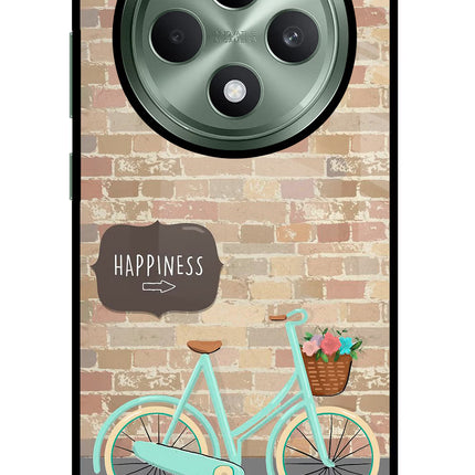 Happiness Artwork Oppo F27 5G Glass Case Back Cover by Casekaro