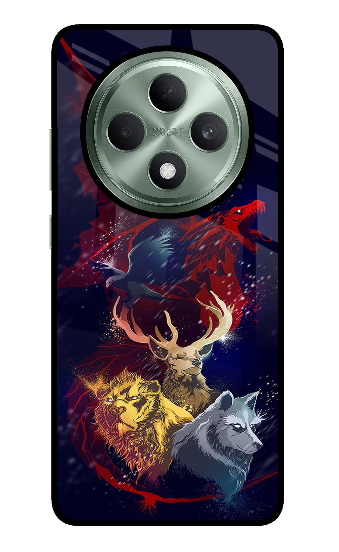Game Of Thrones Oppo F27 5G Glass Case Back Cover by Casekaro