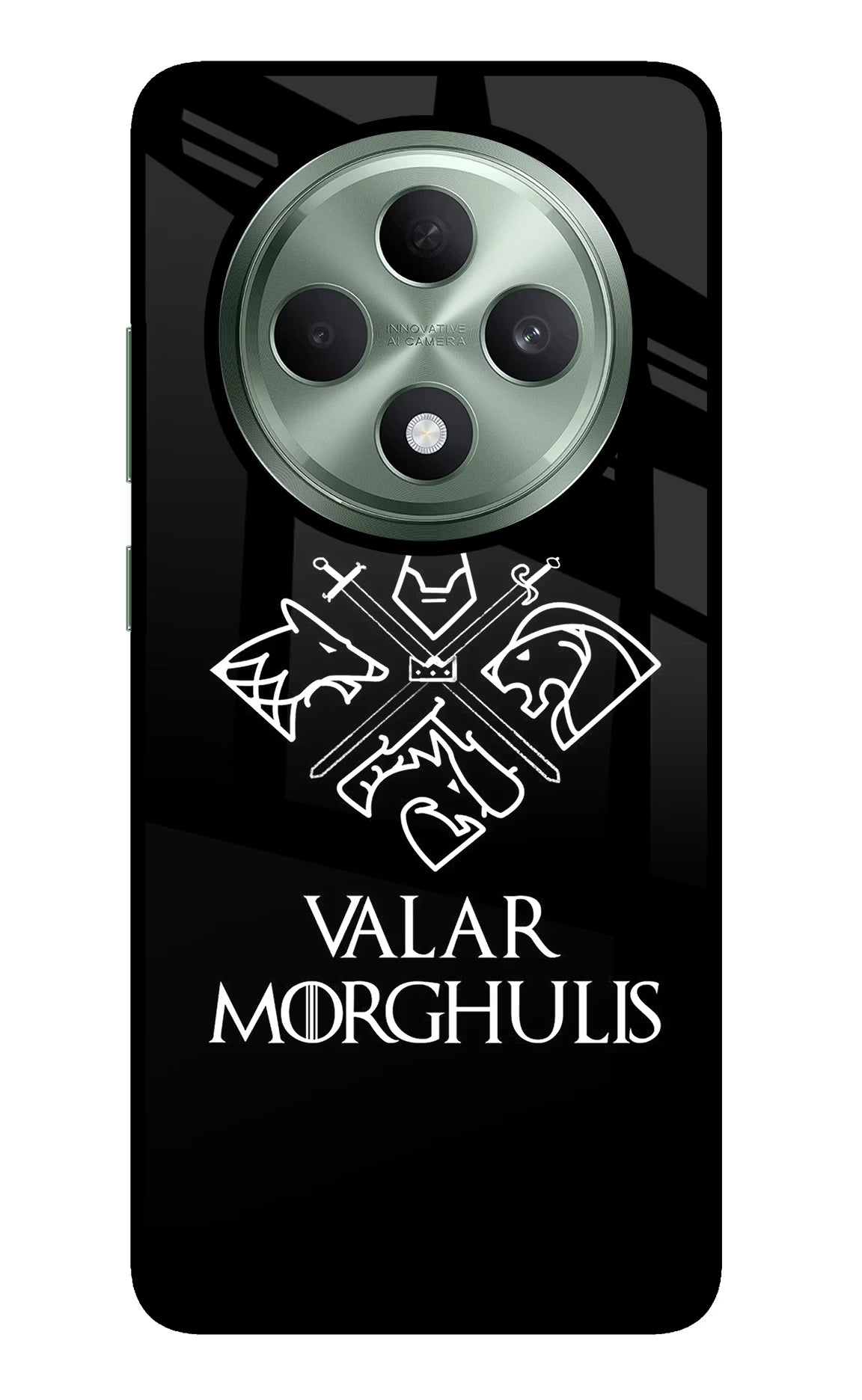 Valar Morghulis | Game Of Thrones Oppo F27 5G Glass Case Back Cover by Casekaro