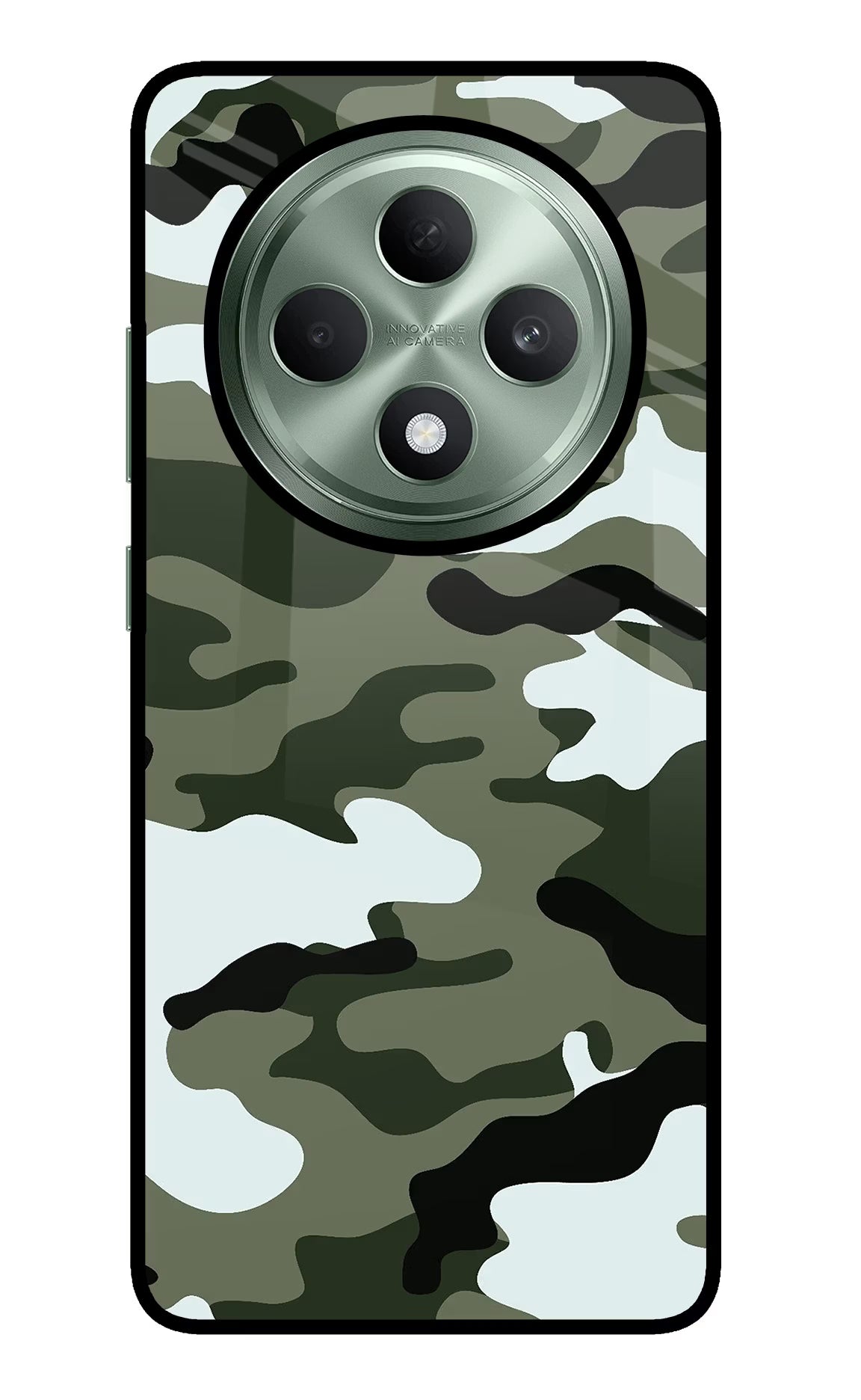 Camouflage Oppo F27 5G Glass Case