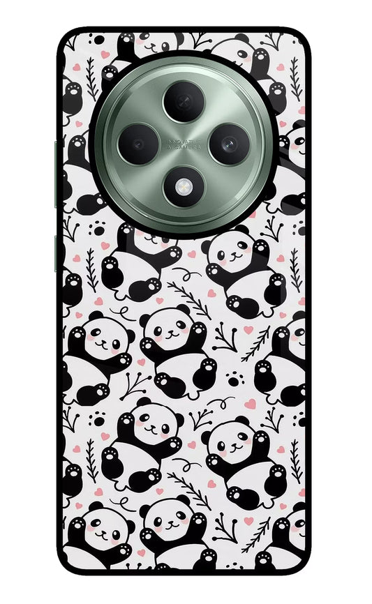 Cute Panda Oppo F27 5G Glass Case