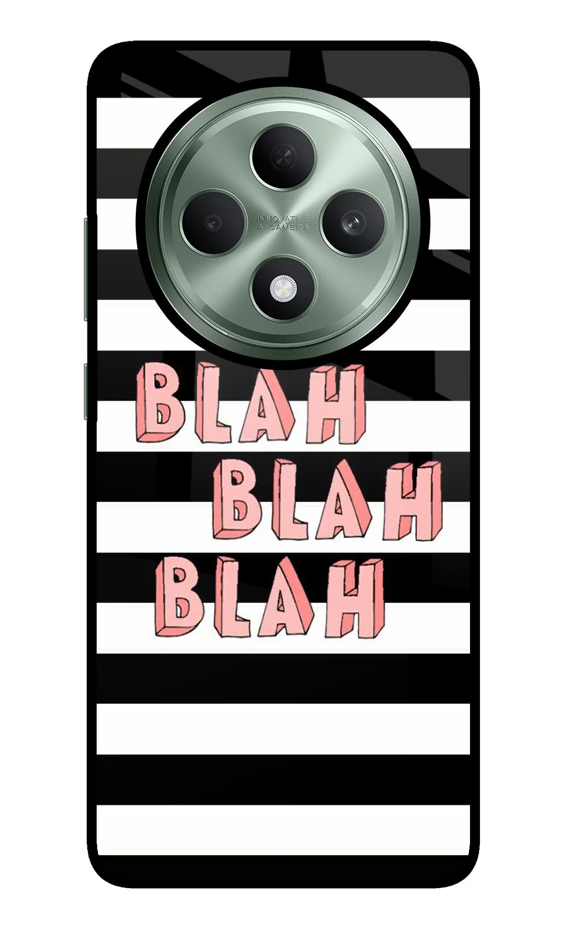 Blah Blah Blah Oppo F27 5G Glass Case