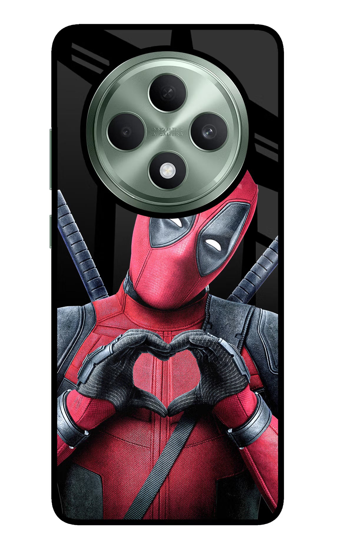 Deadpool Oppo F27 5G Glass Case Back Cover by Casekaro