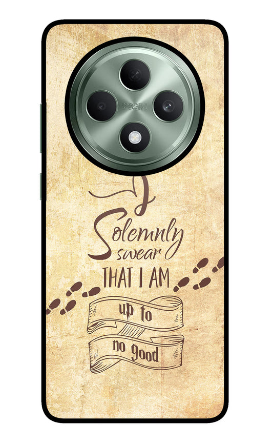 I Solemnly swear that i up to no good Oppo F27 5G Glass Case