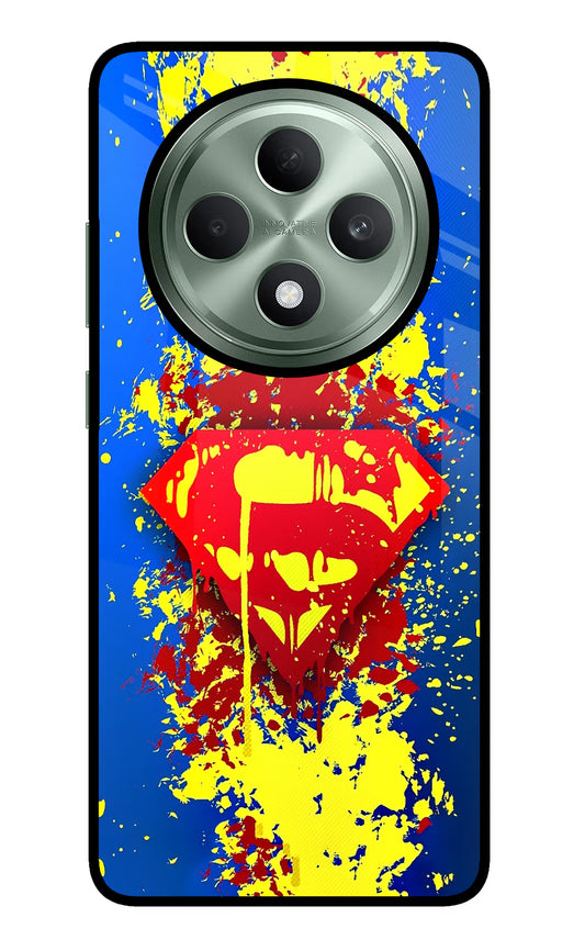 Superman logo Oppo F27 5G Glass Case