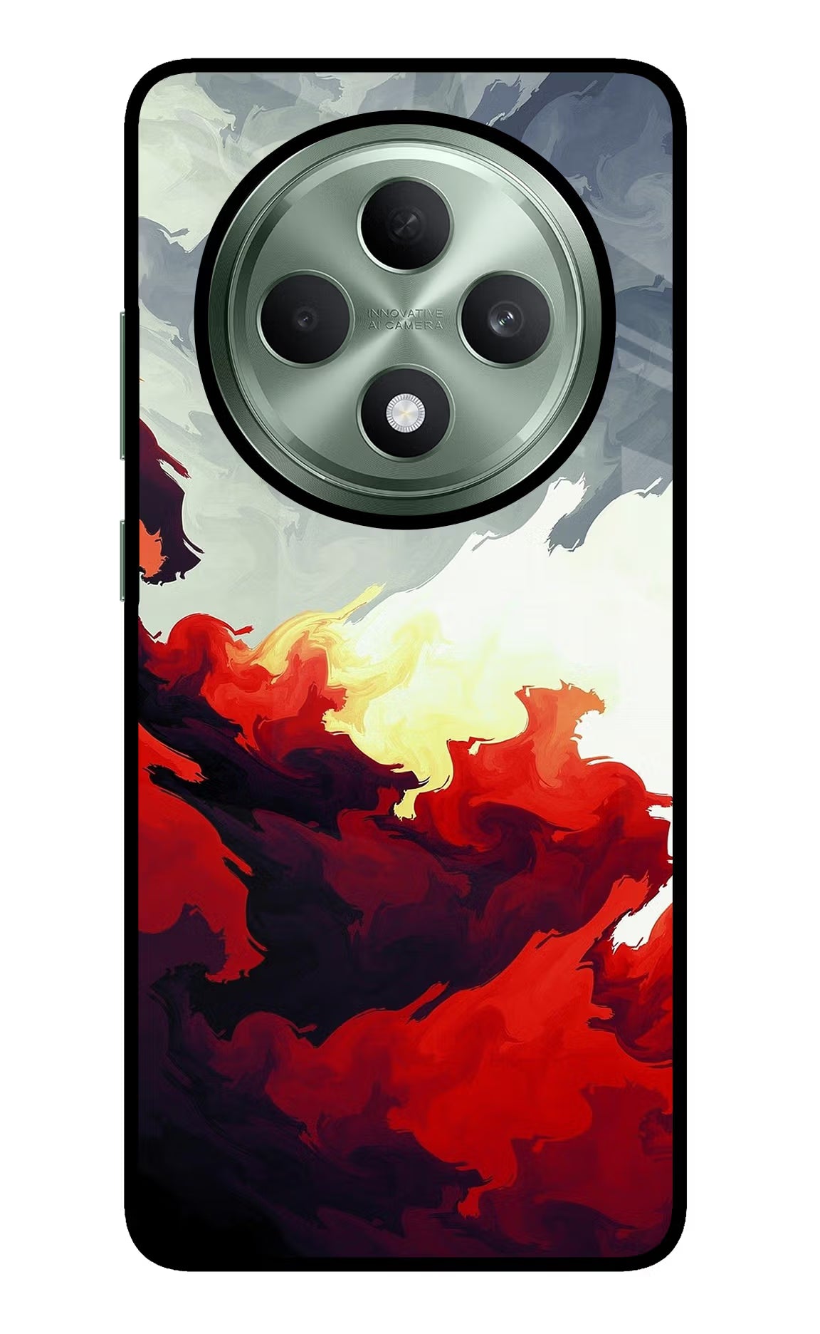 Fire Cloud Oppo F27 5G Glass Case Back Cover by Casekaro