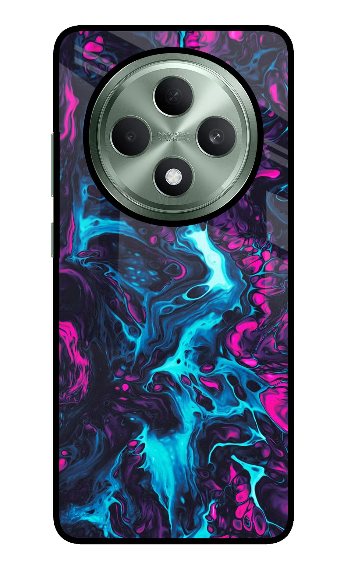 Abstract Oppo F27 5G Glass Case Back Cover by Casekaro