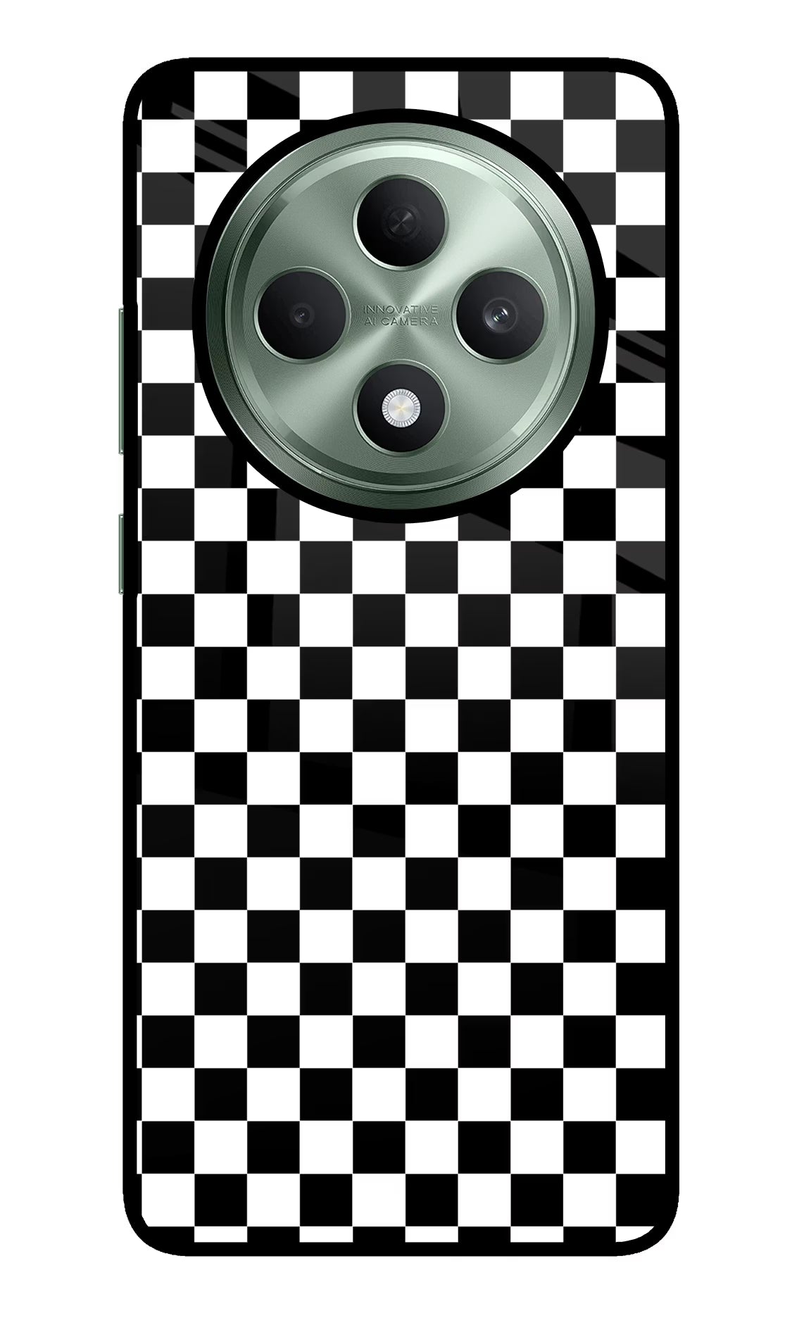 Chess Board Oppo F27 5G Glass Case Back Cover by Casekaro