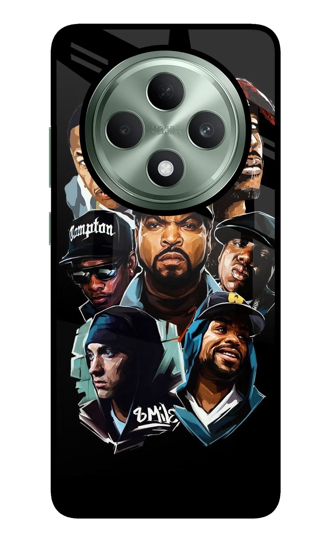 Rappers Oppo F27 5G Glass Case Back Cover by Casekaro