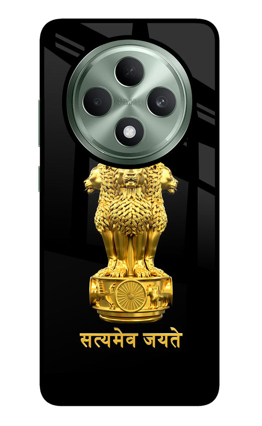 Satyamev Jayate Golden Oppo F27 5G Glass Case