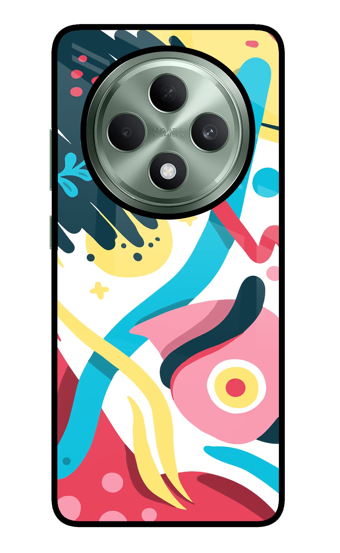 Trippy Oppo F27 5G Glass Case Back Cover by Casekaro