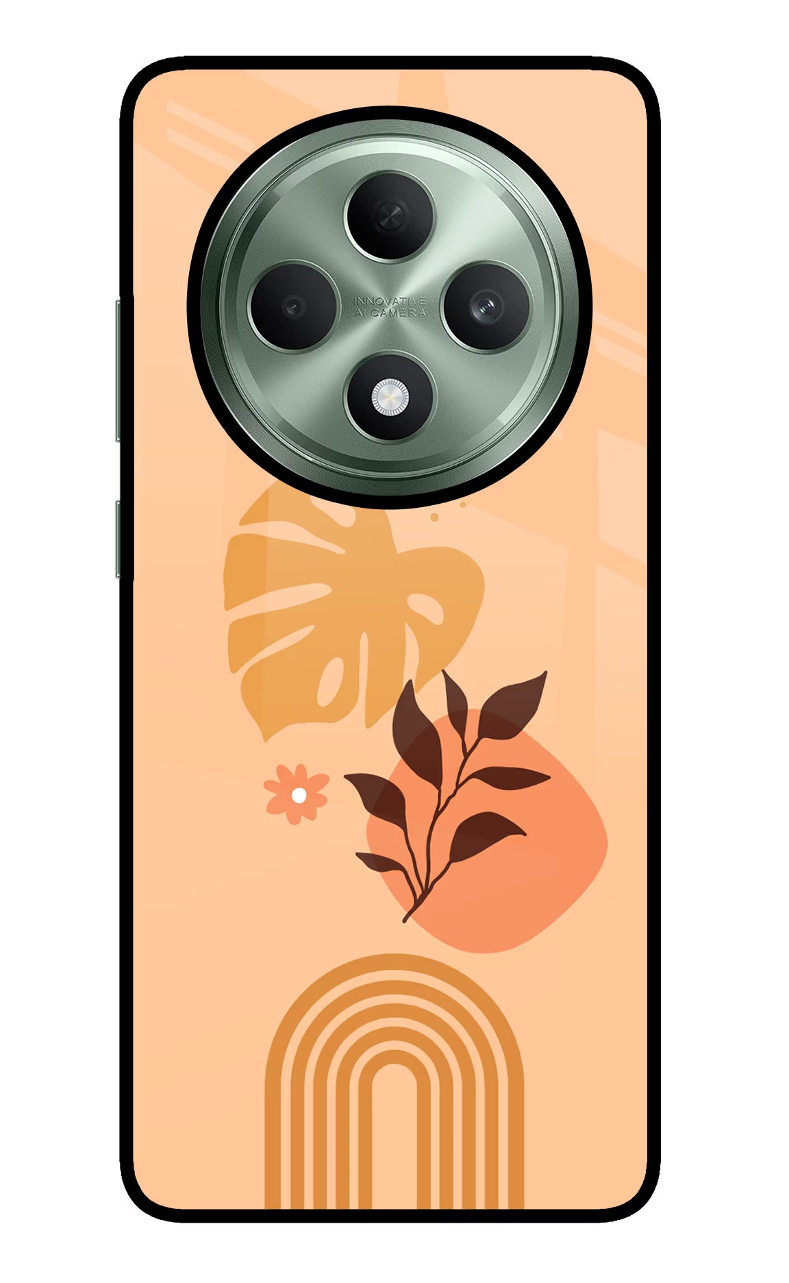 Bohemian Art Oppo F27 5G Glass Case Back Cover by Casekaro