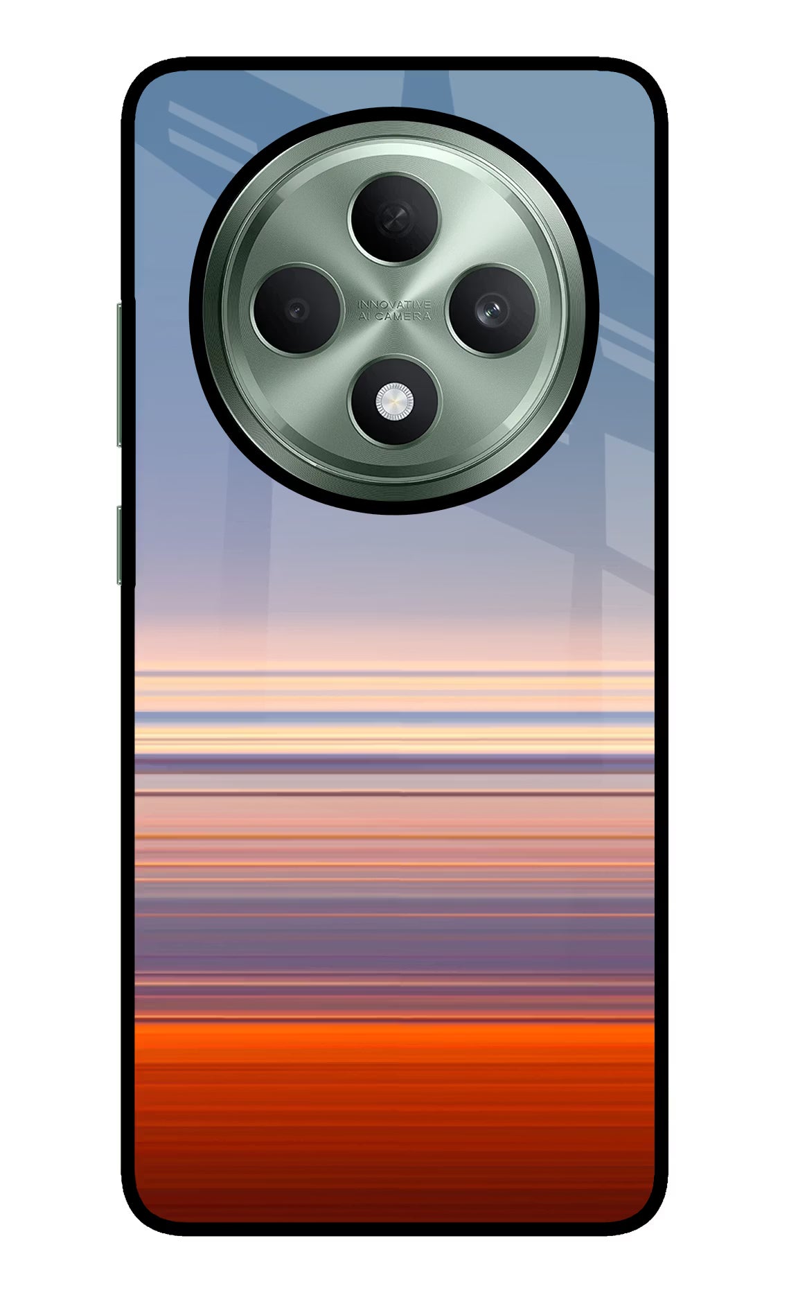 Morning Colors Oppo F27 5G Glass Case Back Cover by Casekaro