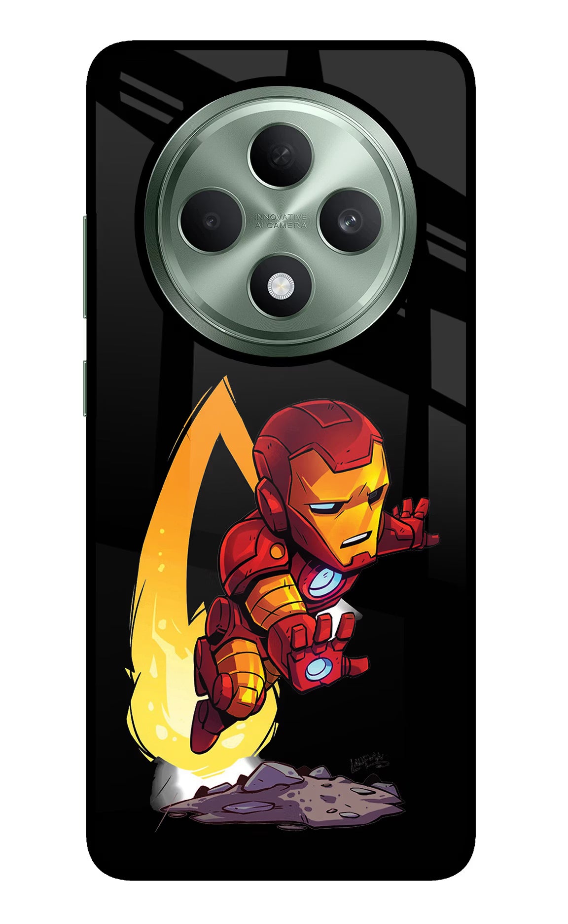 IronMan Oppo F27 5G Glass Case Back Cover by Casekaro