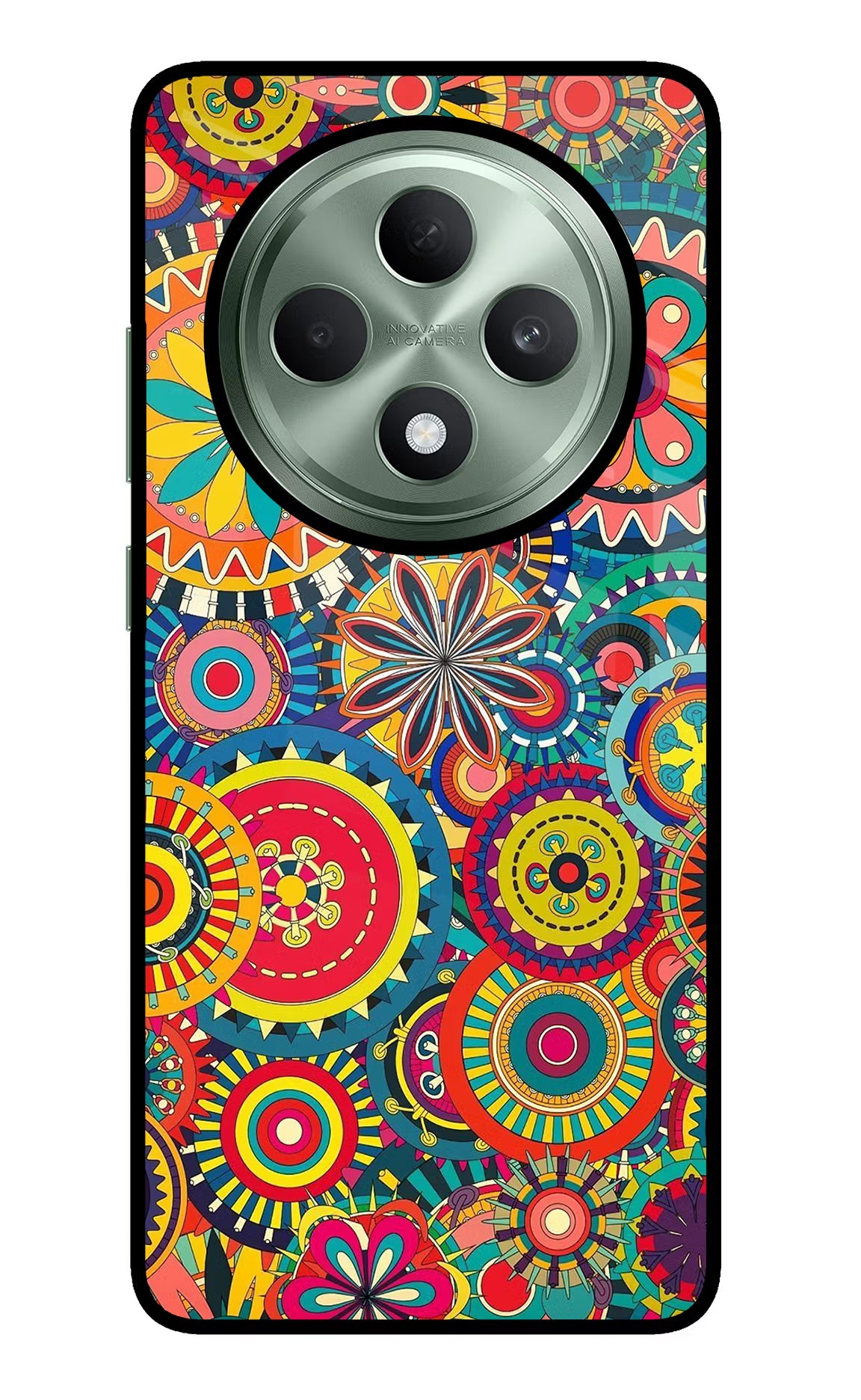 Gol Gol Art Oppo F27 5G Glass Case Back Cover by Casekaro