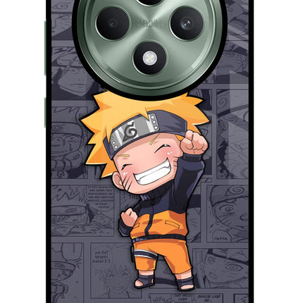 Chota Naruto Oppo F27 5G Glass Case Back Cover by Casekaro
