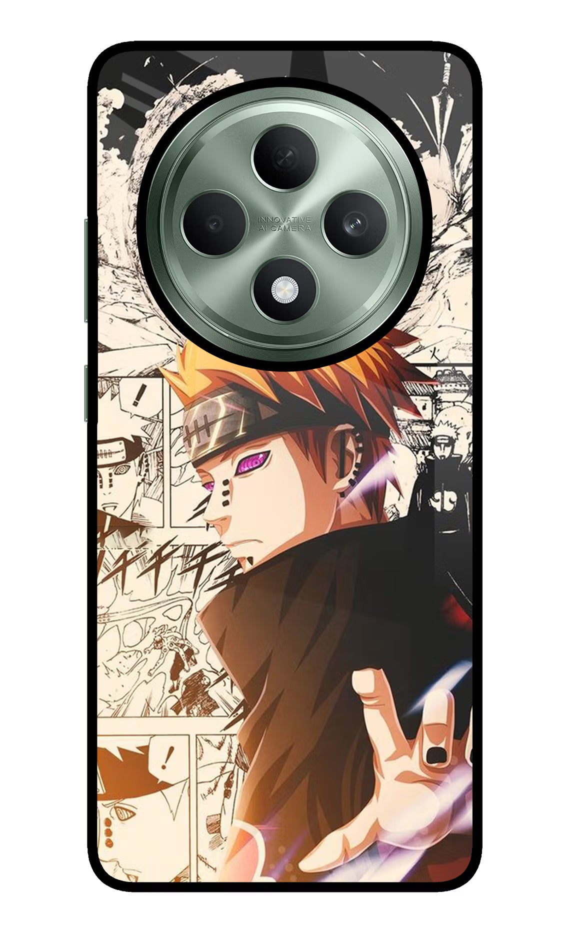Pain Anime Oppo F27 5G Glass Case Back Cover by Casekaro
