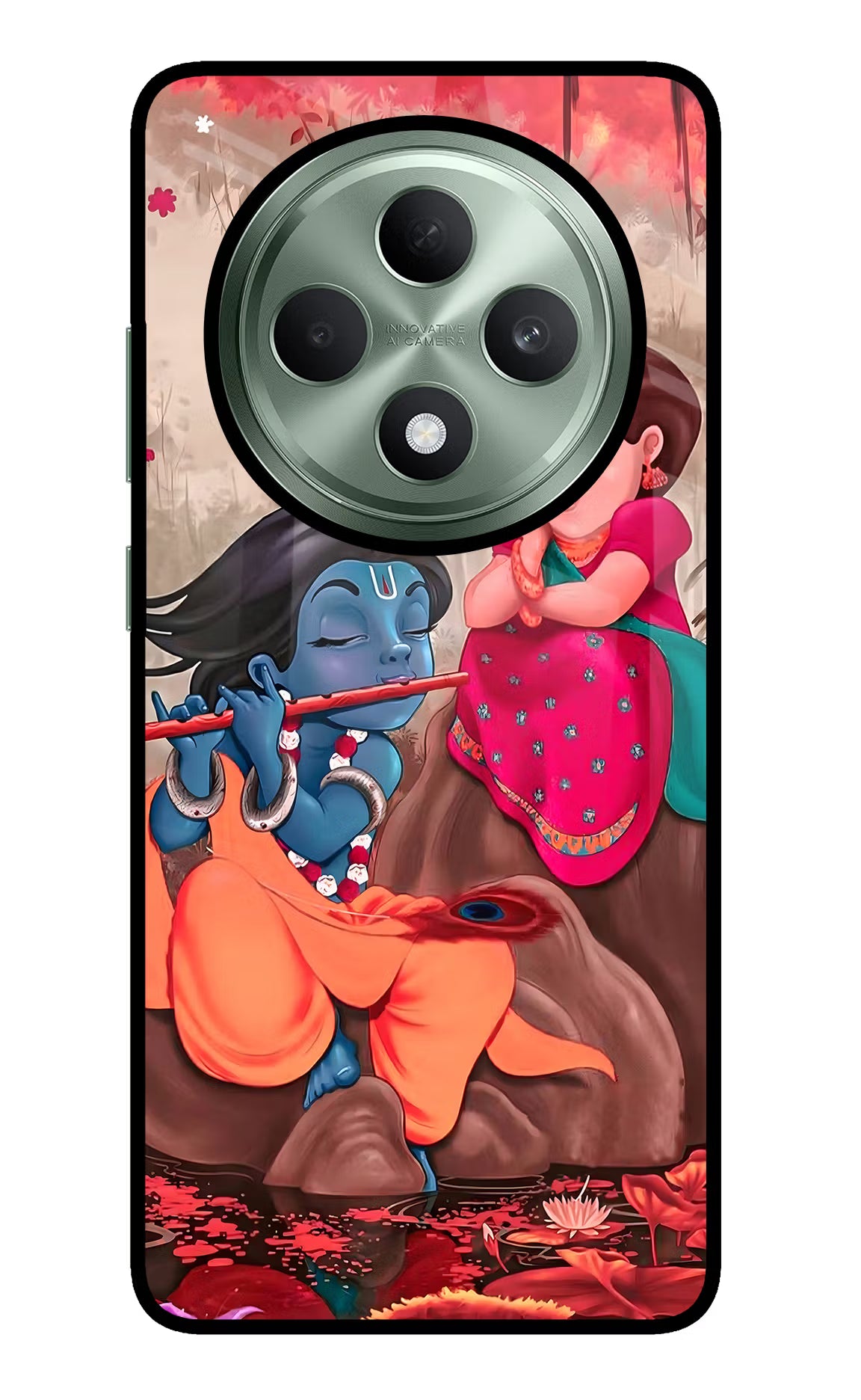 Radhe Krishna Oppo F27 5G Glass Case